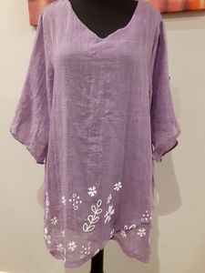 Misslook purple tunic blouse Size XL